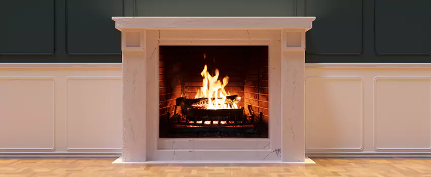 Open Flame Wood-Burning Fireplace Installation Services in Humble, Texas