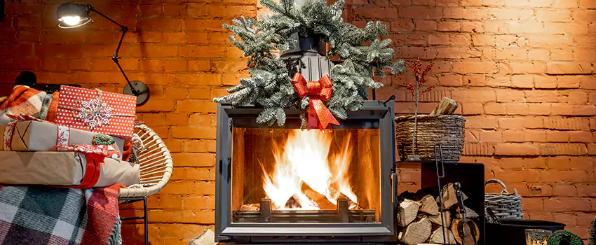 Travis Industries Linear Gas Fireplace Installation in Humble, Texas