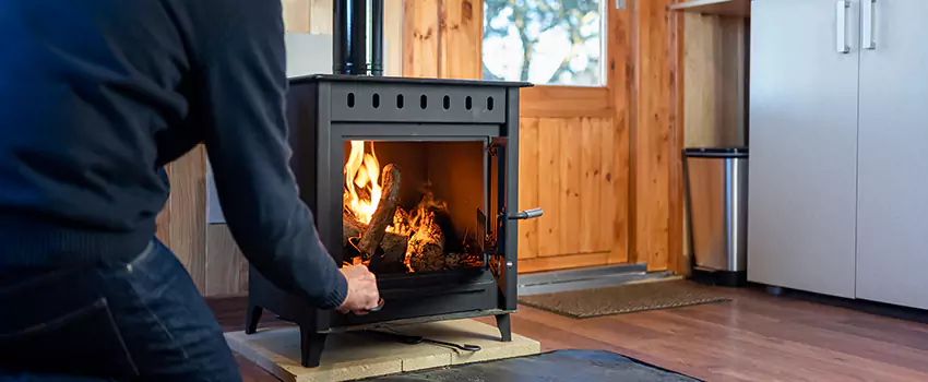 Open Hearth Wood Fireplace Installation in Humble, TX